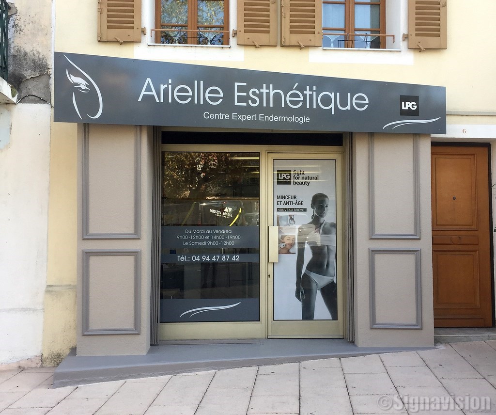 Enseigne Arielle Esthétique - Le Muy