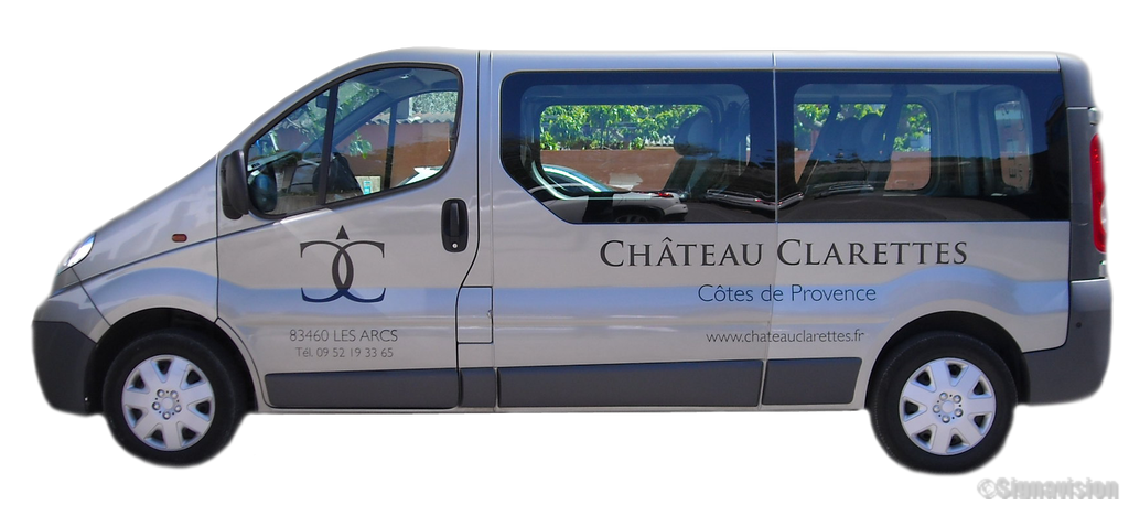 CHATEAU CLARETTES marquage publicitaire véhicule